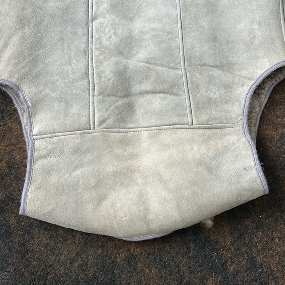 Shearling real soft and cozy wool vest, size L , vintage amigos brand stunning - Picture 9 of 10